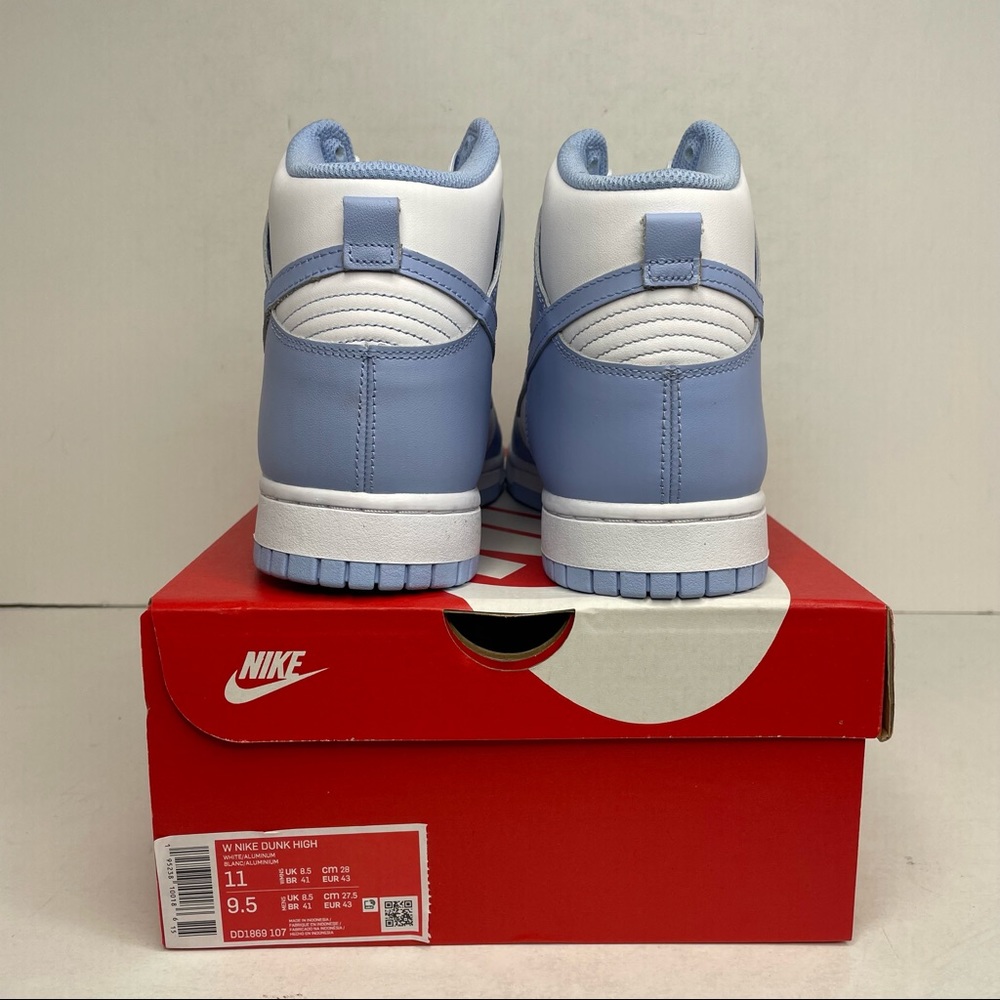Nike Dunk High WMNS “Aluminum/UNC” NEW 2021 - Picture 4 of 4